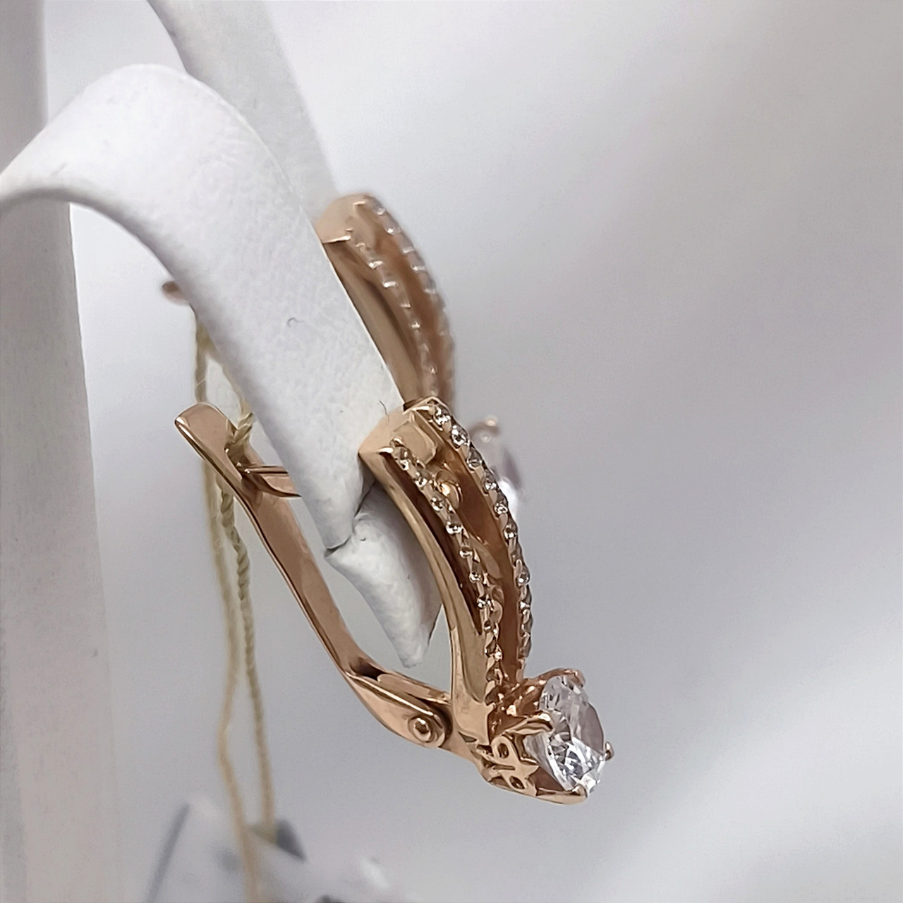 Золоті сережки 585 проби Ukr-gold.com - Зображення 5