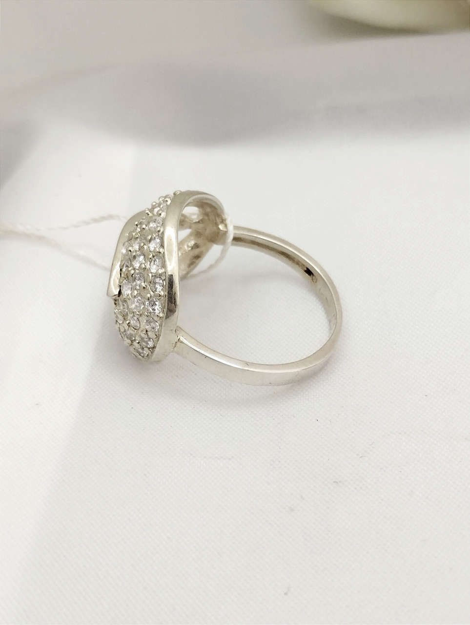 Кільце срібне з золотими пластинами 375 проби - Зображення 3