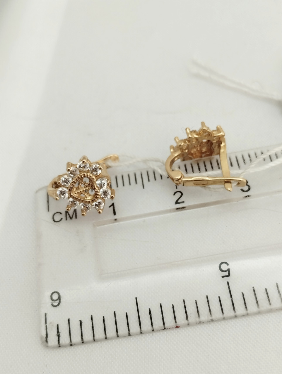 Золоті сережки дитячі - Зображення 2