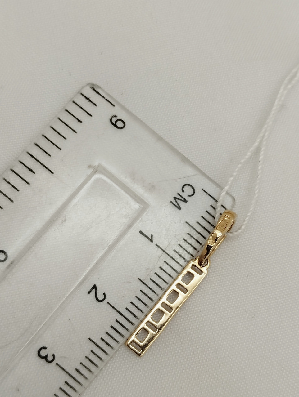 Золотий кулон з цирконієм Ukr-gold - Зображення 2