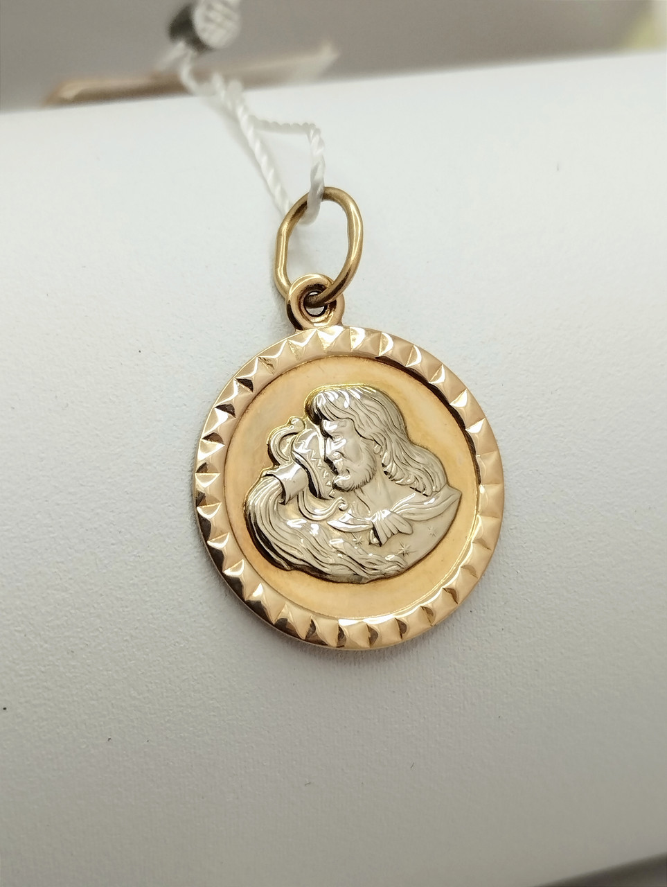 Золотий кулон знак зодіаку Водолей Ukr-gold