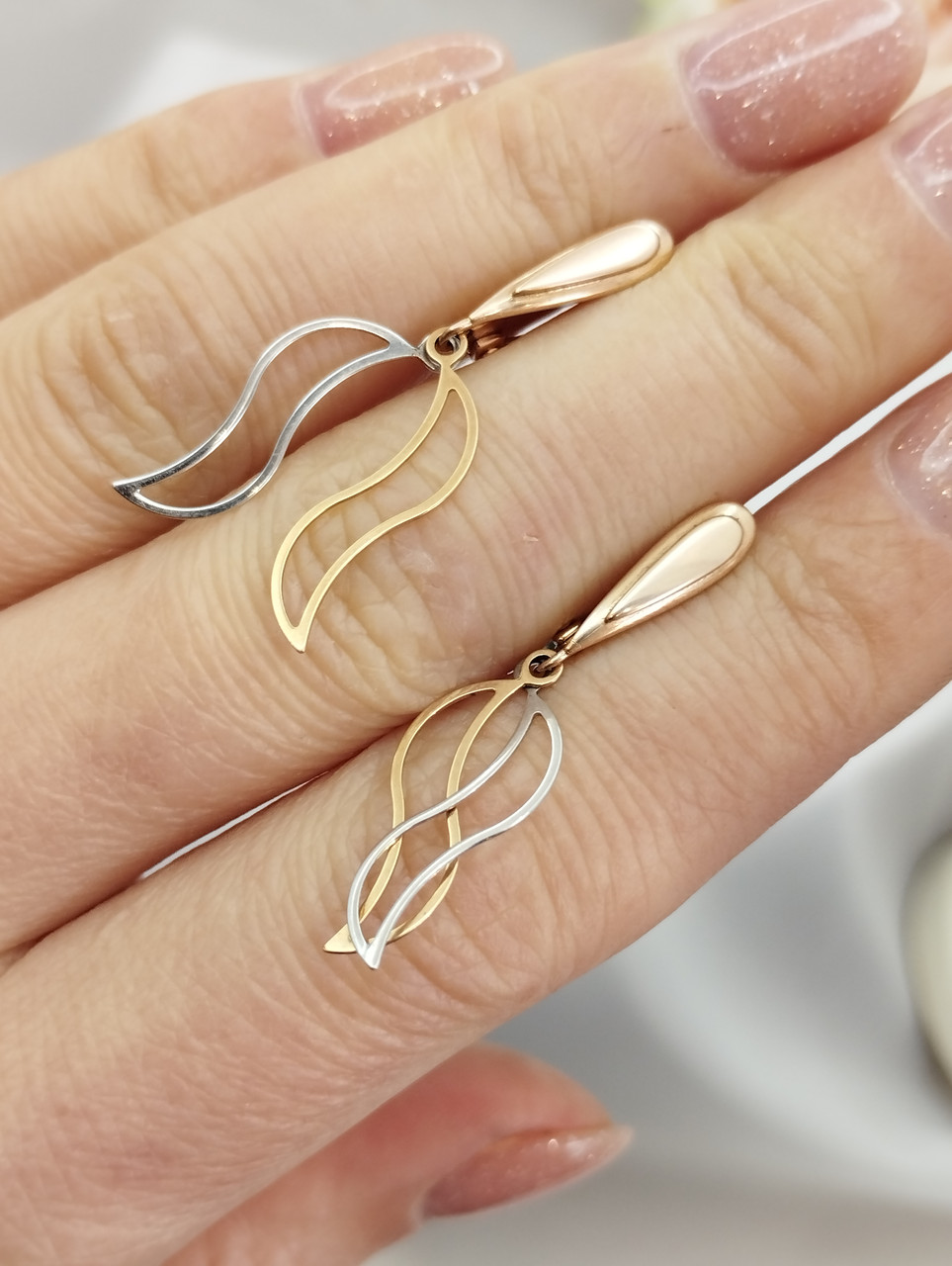 Золоті сережки Ukr-gold - Зображення 3