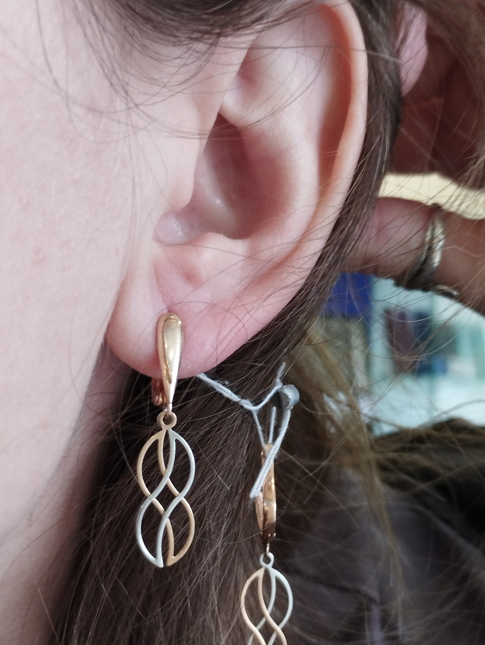 Золоті сережки Ukr-gold - Зображення 2