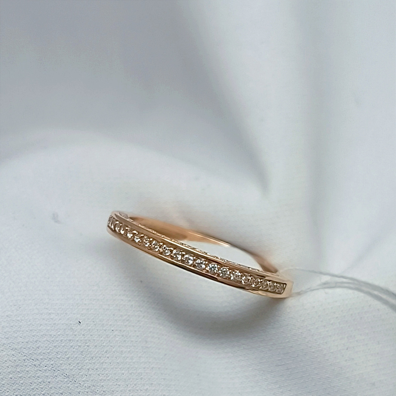 Золота каблучка 585 проби золоте кільце доріжку золоте кільце недорого - Зображення 6