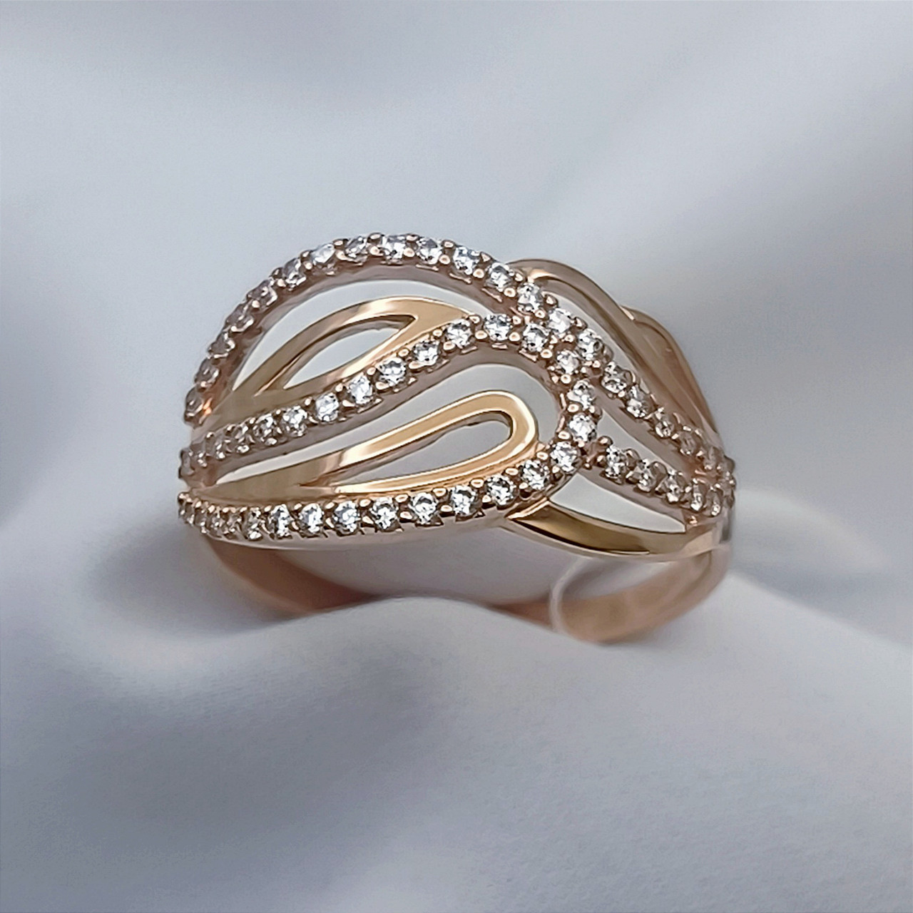 Золоте кільце 585 проби Ukr-gold.com - Зображення 4