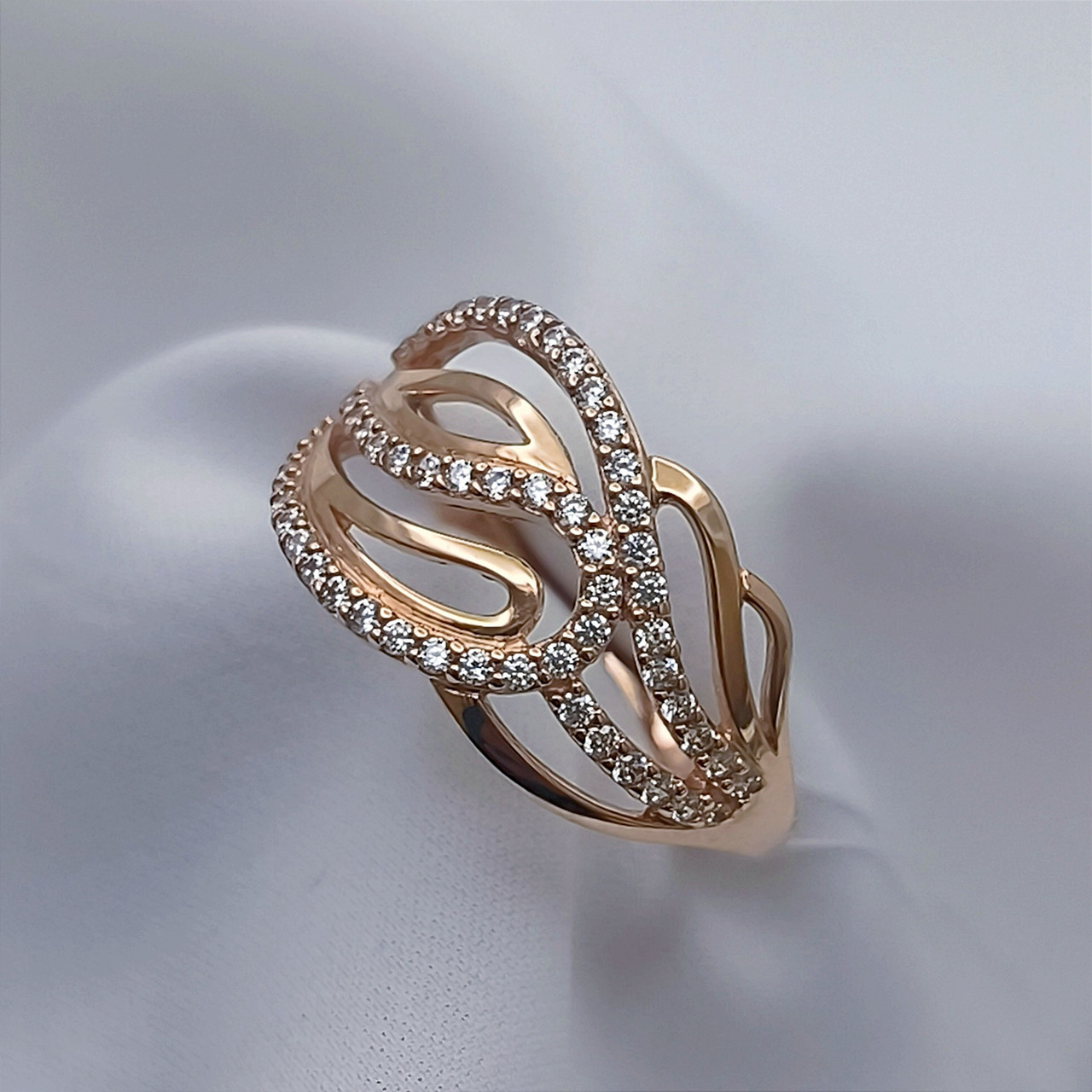 Золоте кільце 585 проби Ukr-gold.com - Зображення 2