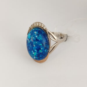 Срібне кільце Ukr-gold