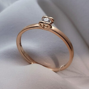 Золота каблучка 585 проби, Золоте кільце помолочне