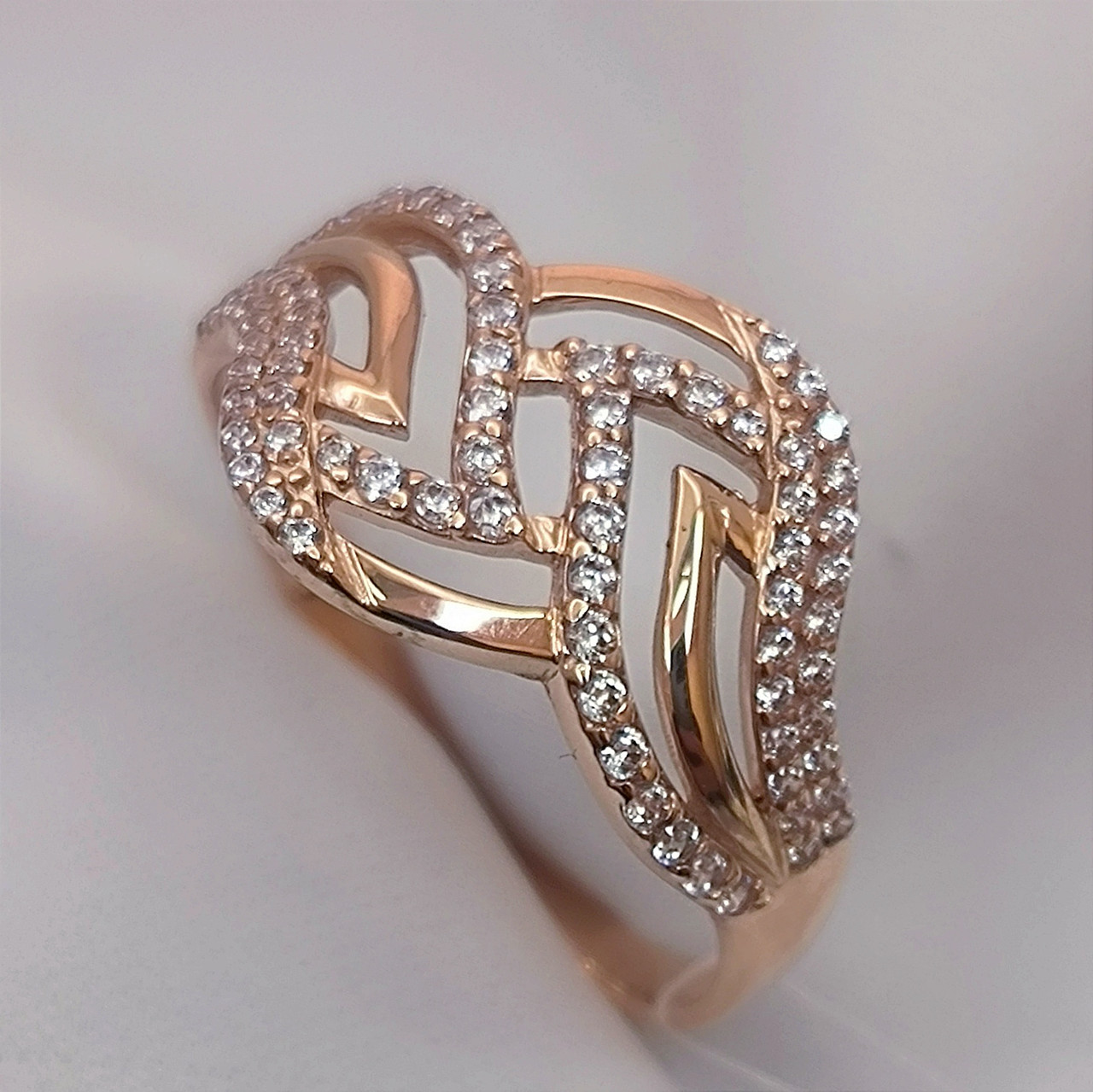 Золоте кільце 585 проби Ukr-gold.com