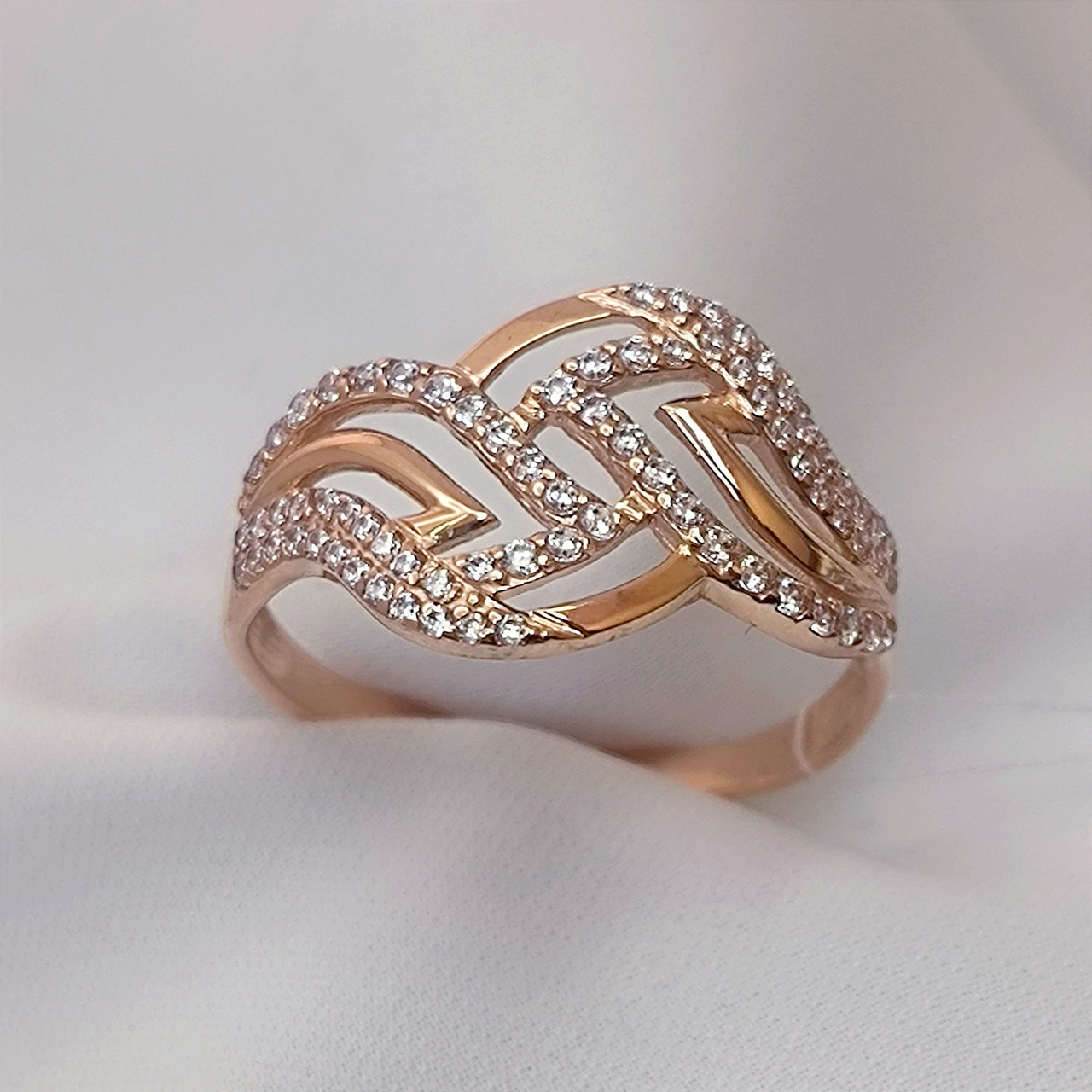 Золоте кільце 585 проби Ukr-gold.com - Зображення 4