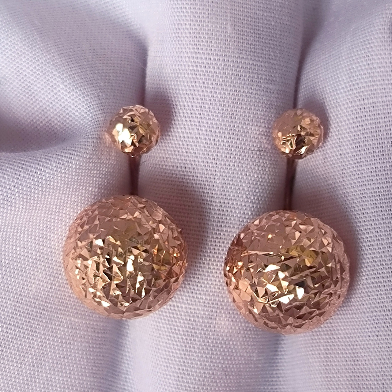 Золоті сережки кулі золоті сережки матриці