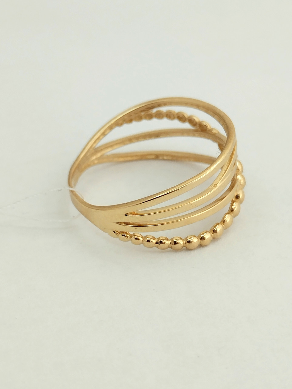 Золоте кільце без вставок Ukr-gold - Зображення 4