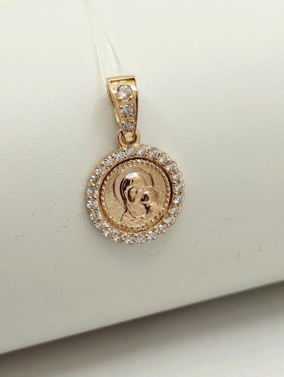 Золота іконка з камінням Ukr-gold - Зображення 2