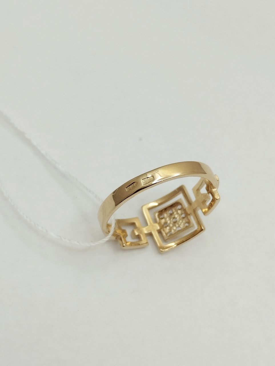 Золоте кільце з цирконієм Ukr-gold - Зображення 5