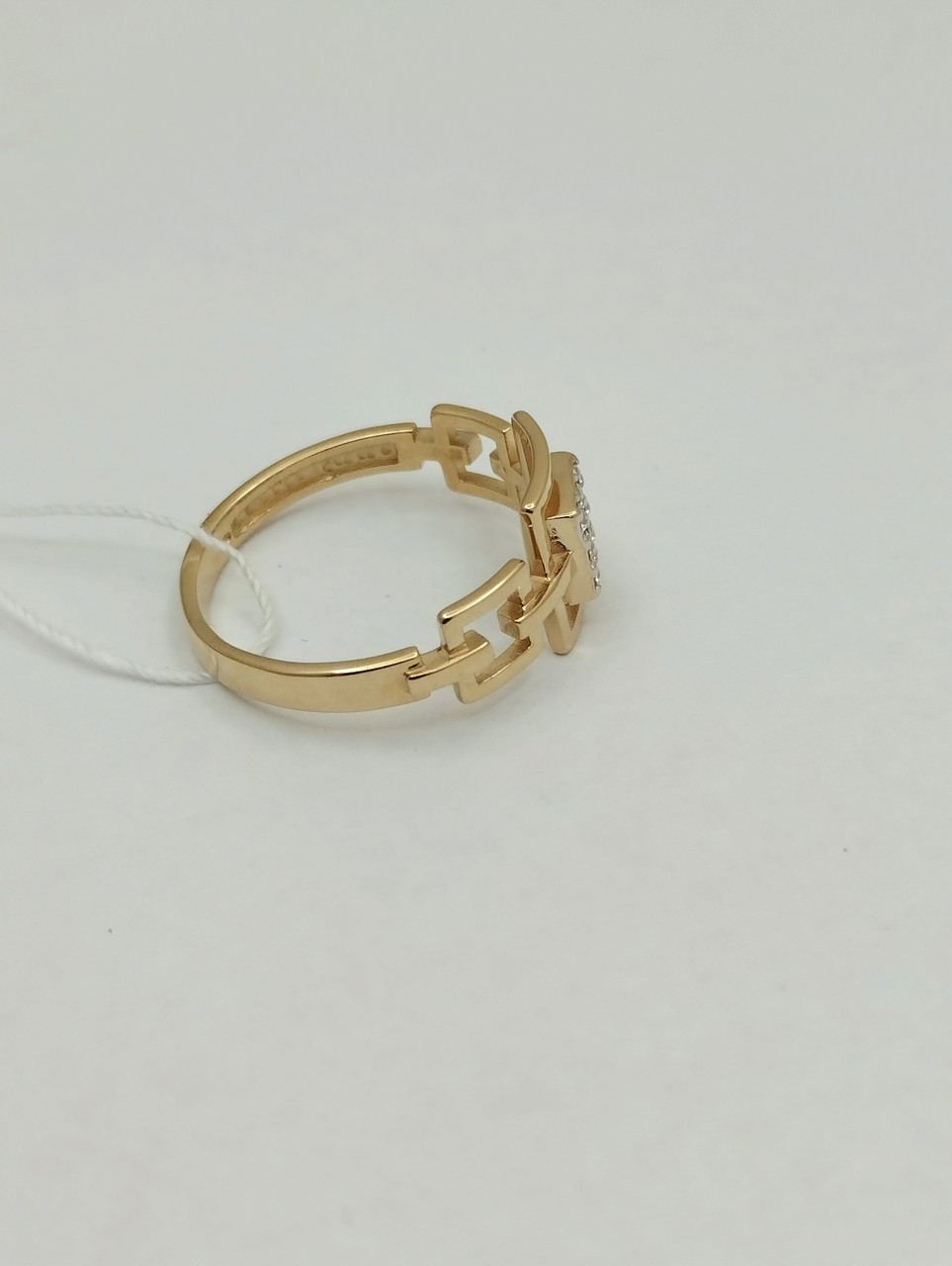 Золоте кільце з цирконієм Ukr-gold - Зображення 4