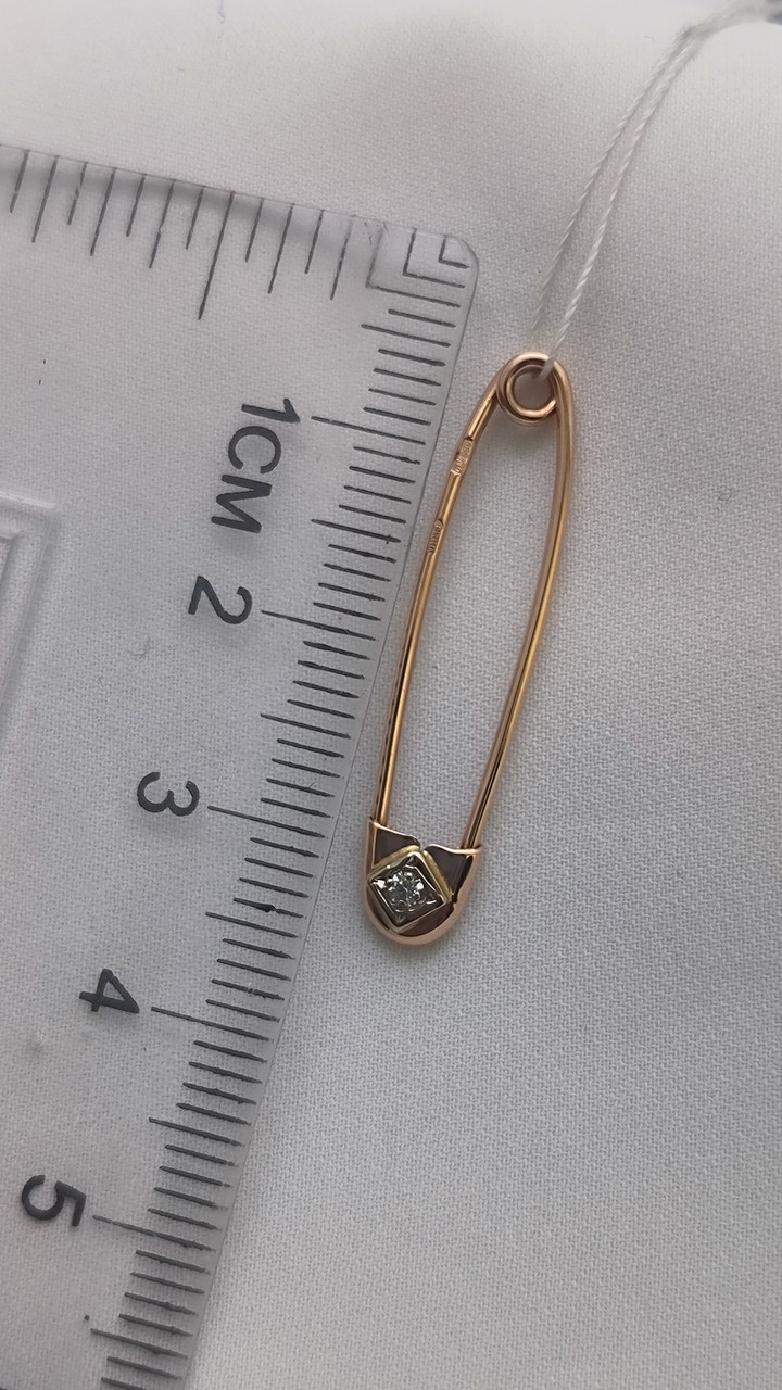 Золота шпилька 585 проби Ukr-Gold.com - Зображення 3