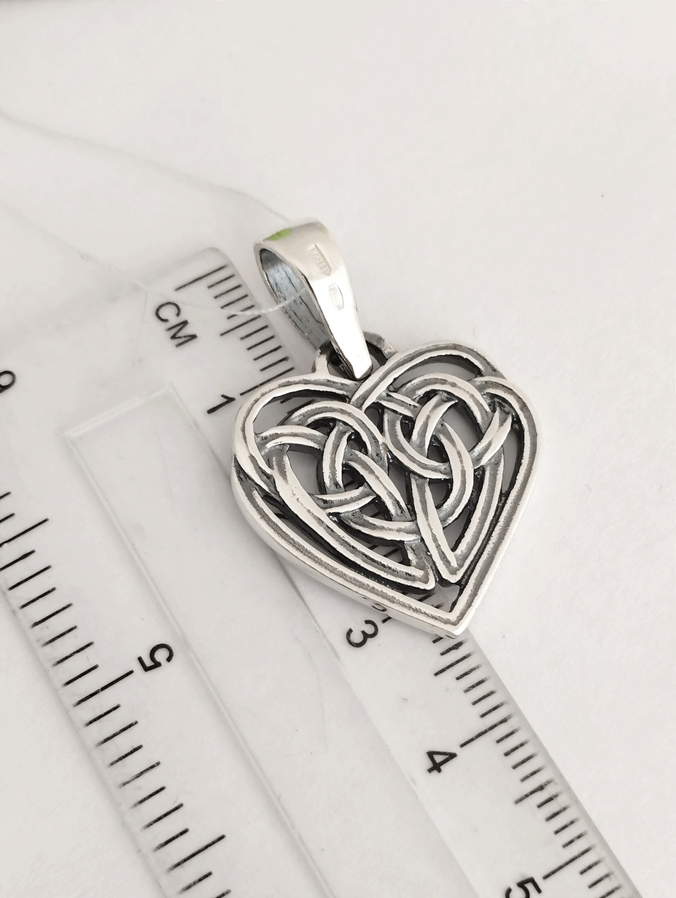Срібні кулон серце Ukr-gold - Зображення 2