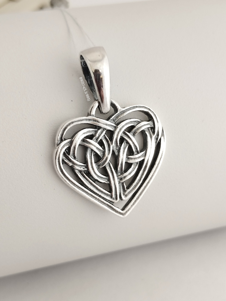 Срібні кулон серце Ukr-gold
