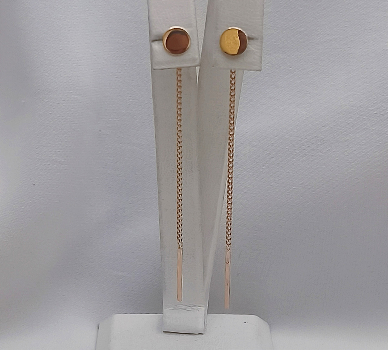 Золоті сережки 585 проби Ukr-Gold.com - Зображення 2