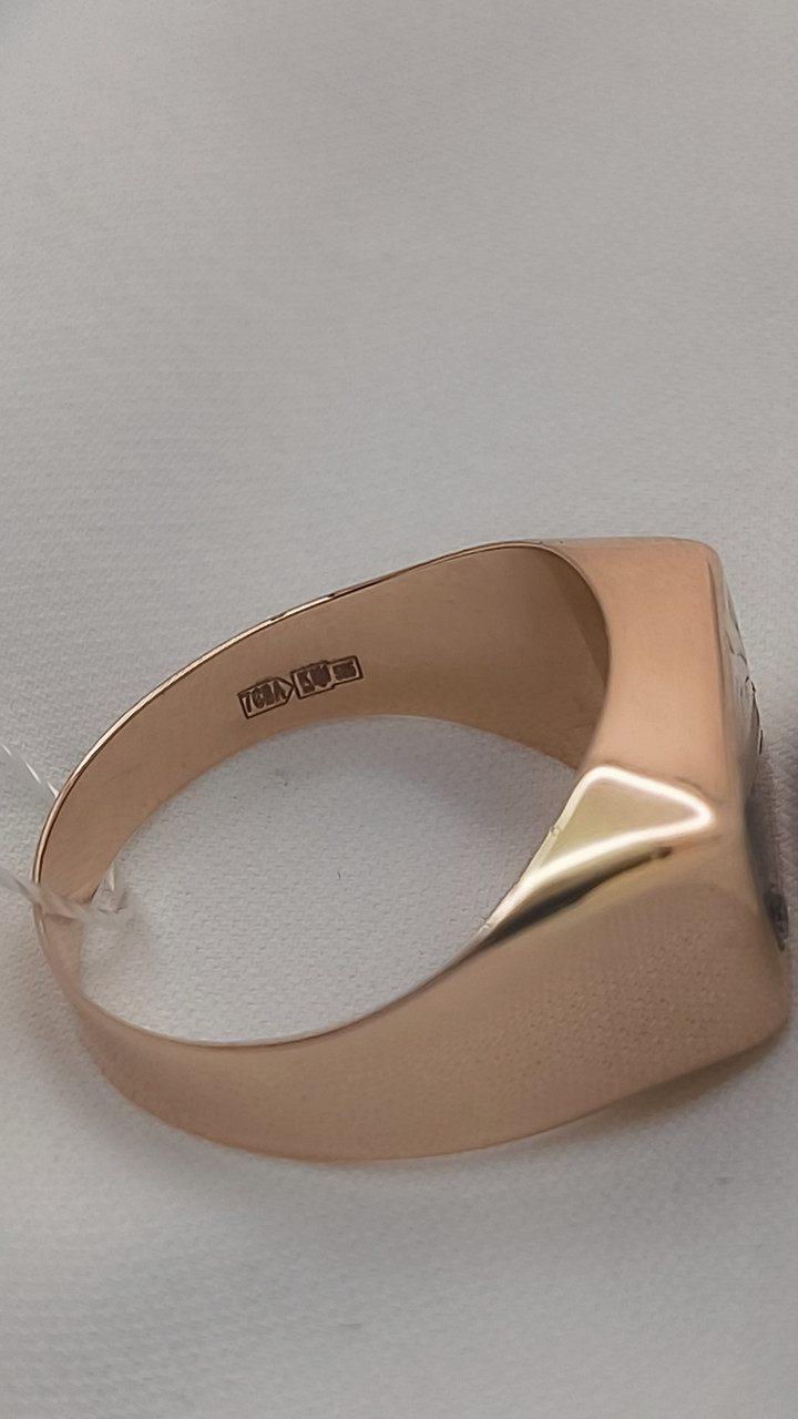 Чоловіча золота печатка 585 проби Ukr-Gold.com - Зображення 2