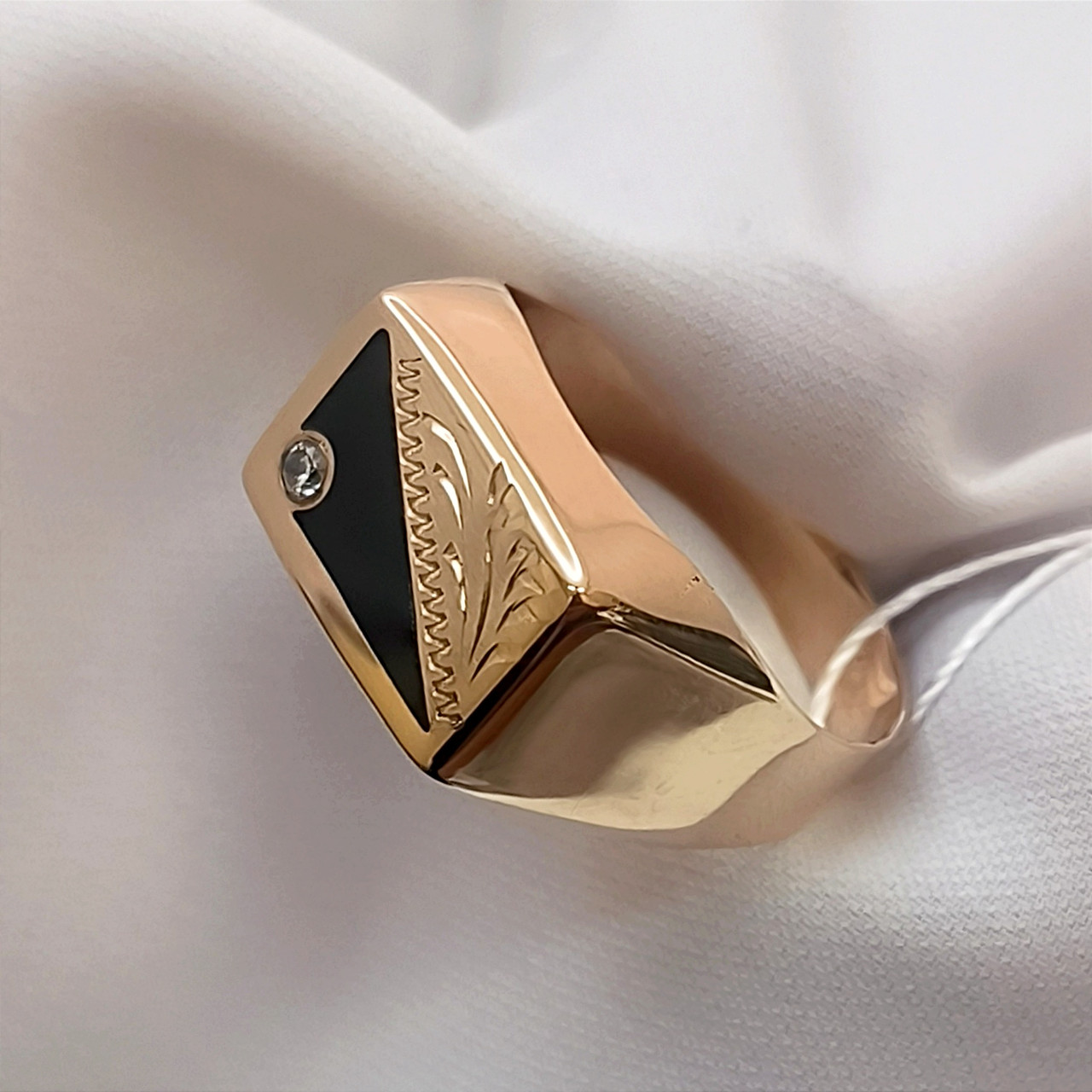 Чоловіча золота печатка 585 проби Ukr-Gold.com