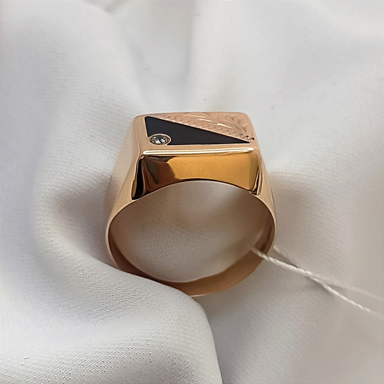 Чоловіча золота печатка 585 проби Ukr-Gold.com - Зображення 5