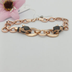 Золотий браслет Пантера Ukr-gold