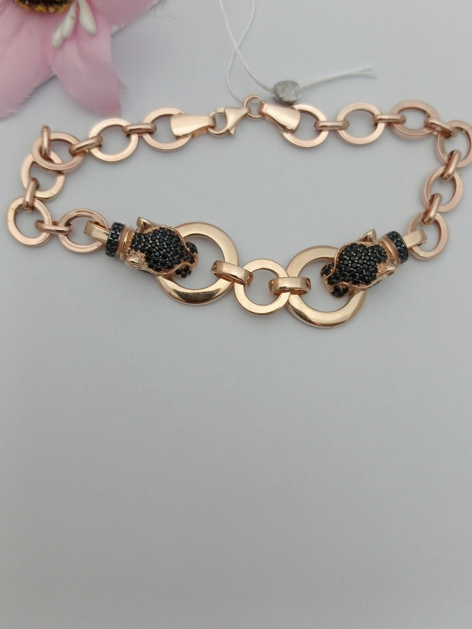 Золотий браслет Пантера Ukr-gold - Зображення 2