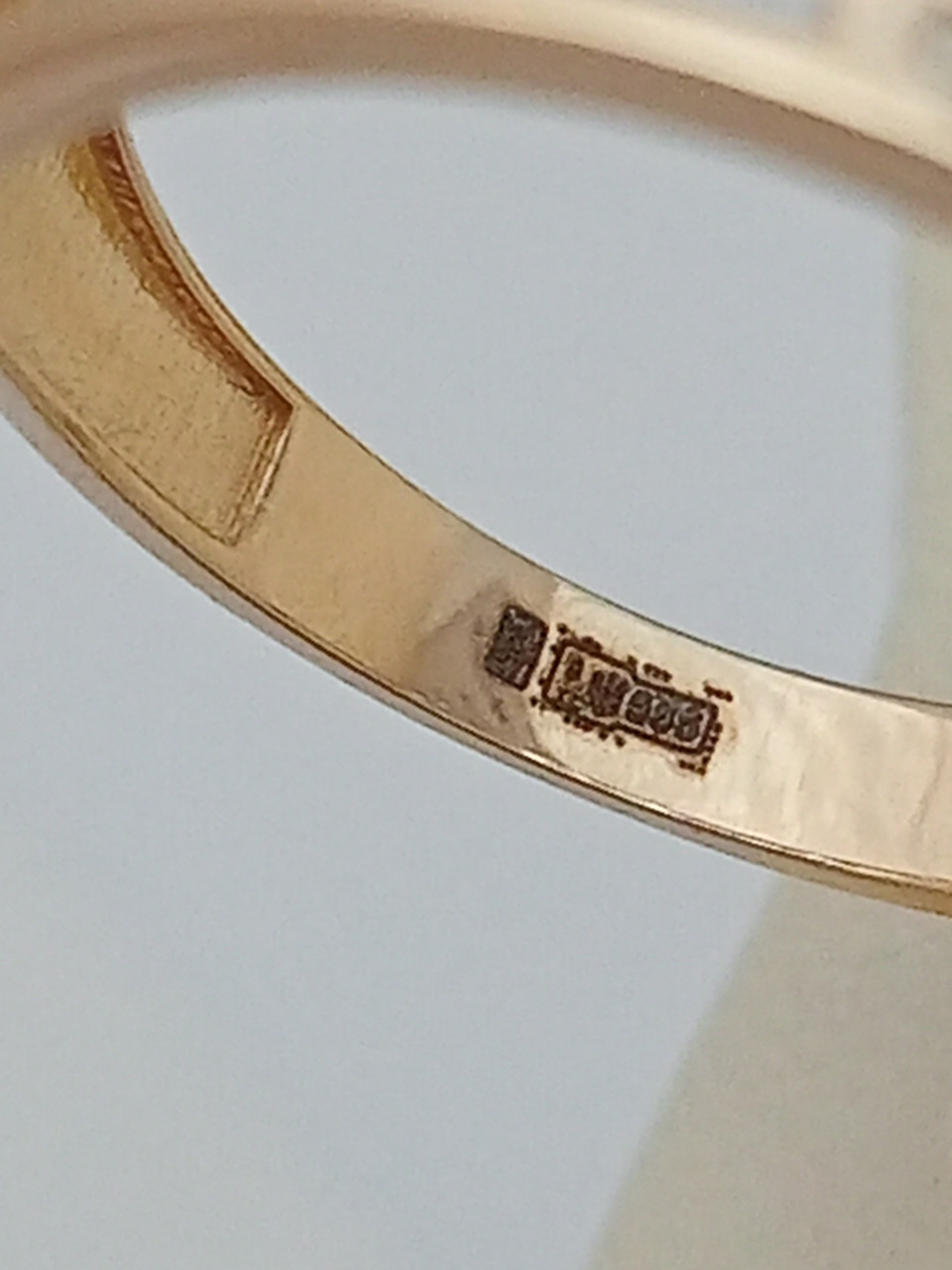 Золоте кільце з цирконієм Ukr-gold - Зображення 6