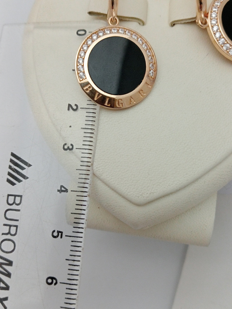 Золоті сережки з емаллю Ukr-gold - Зображення 5