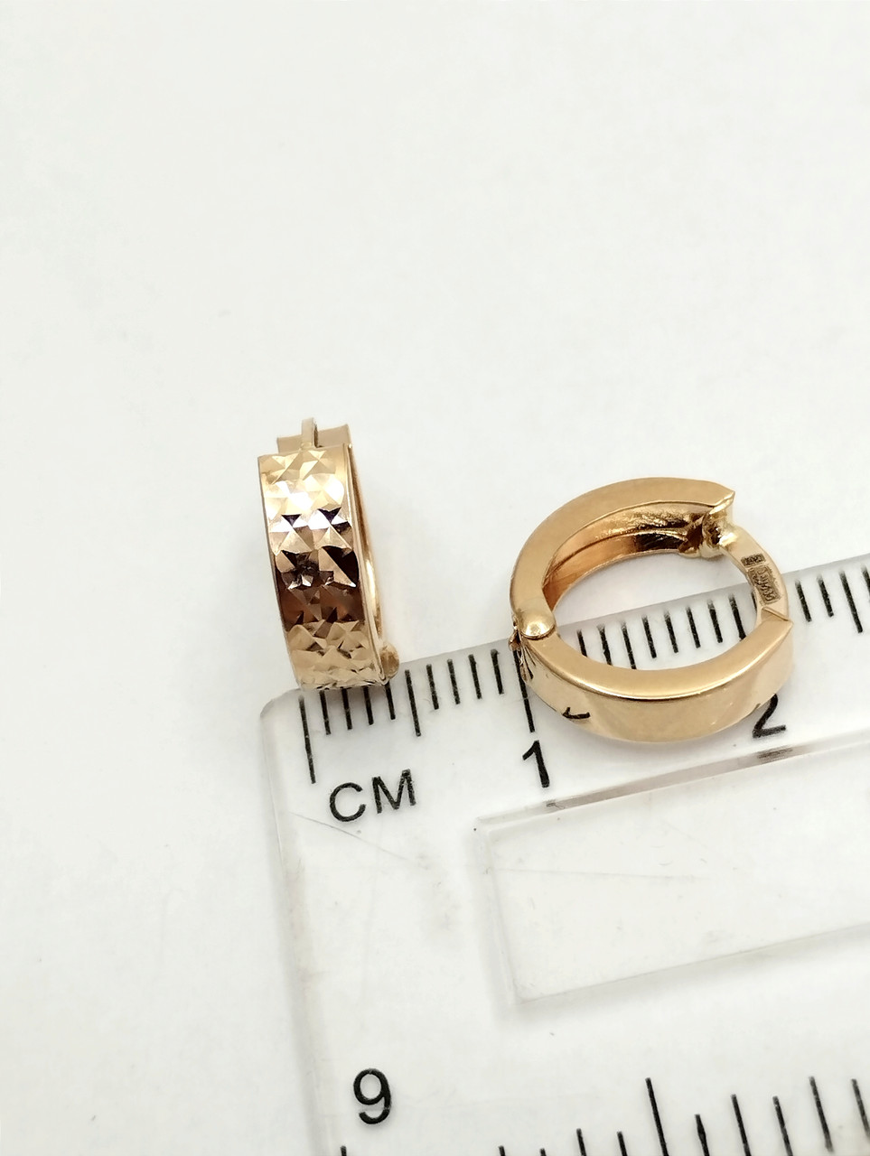 Золоті сережки кільця Ukr-gold - Зображення 2