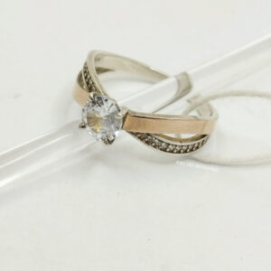 5549254738_serebryanoe-koltso-s.jpg Срібне каблучка з золотими пластинами та цирконієм Ukr-gold