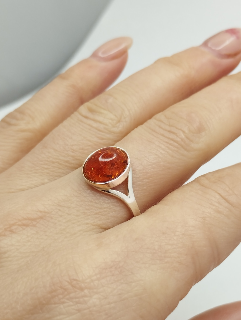 Кільце срібне із золотими пластинами Ukr-gold - Зображення 2