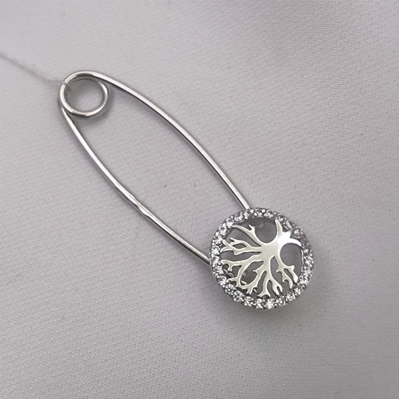 Срібна шпилька 925 проби Ukr-Gold.com