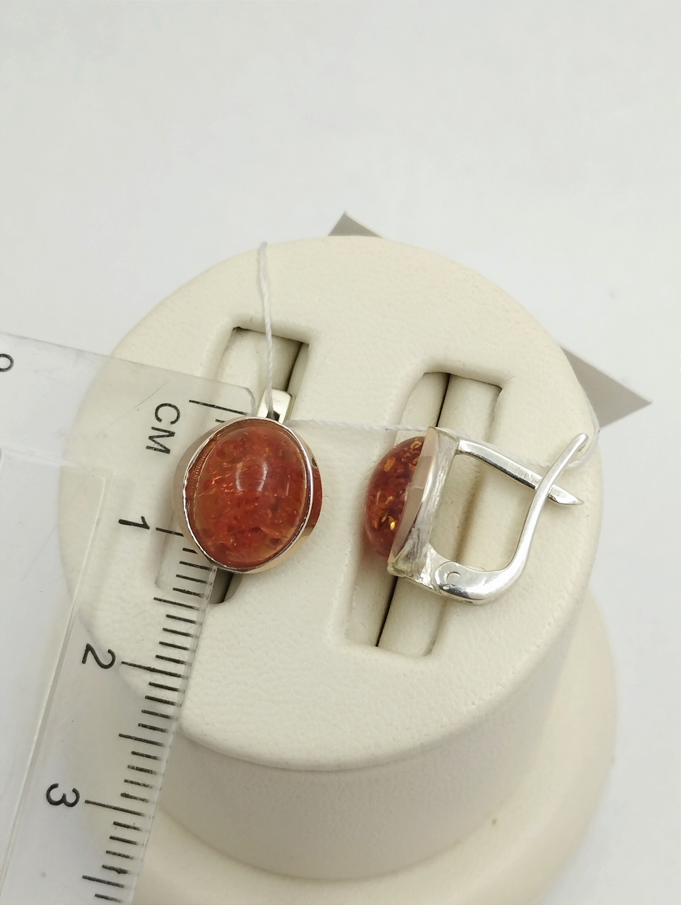 Срібні сережки із золотими пластинами Ukr-gold.com - Зображення 3