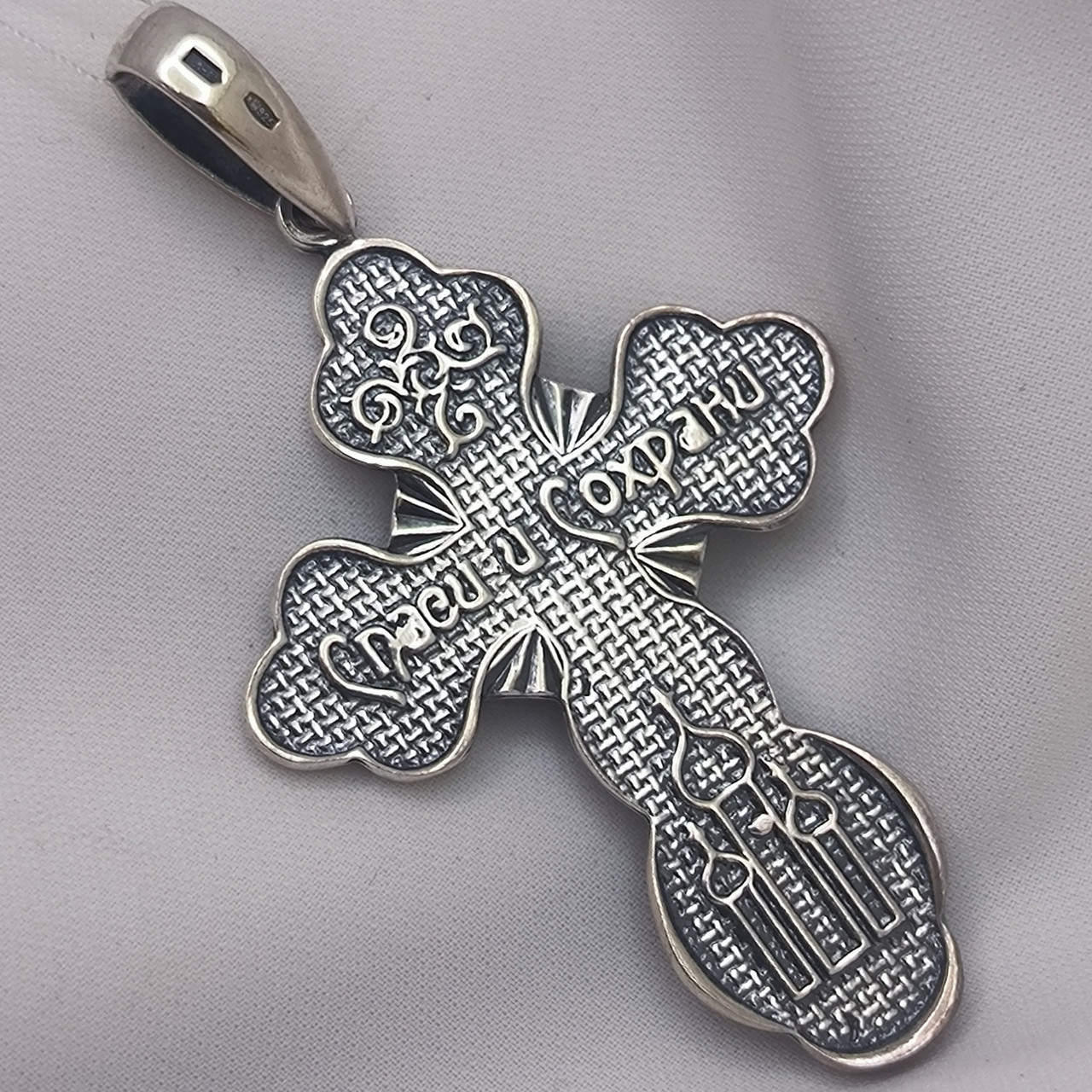 Срібний хрест 925 проби Ukr-Gold.com - Зображення 2