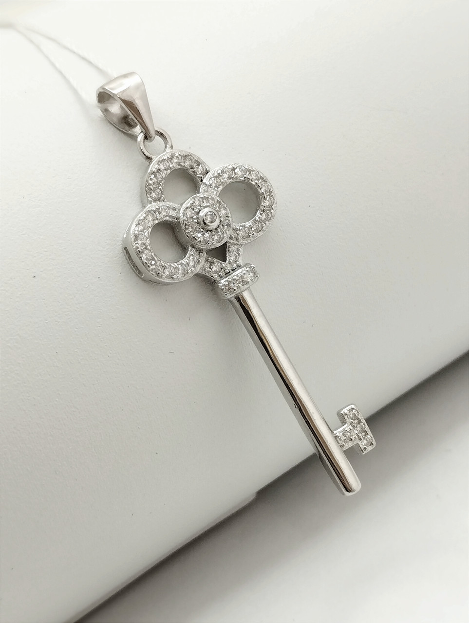 Сирий кулон ключ, срібний кулон у формі ключа