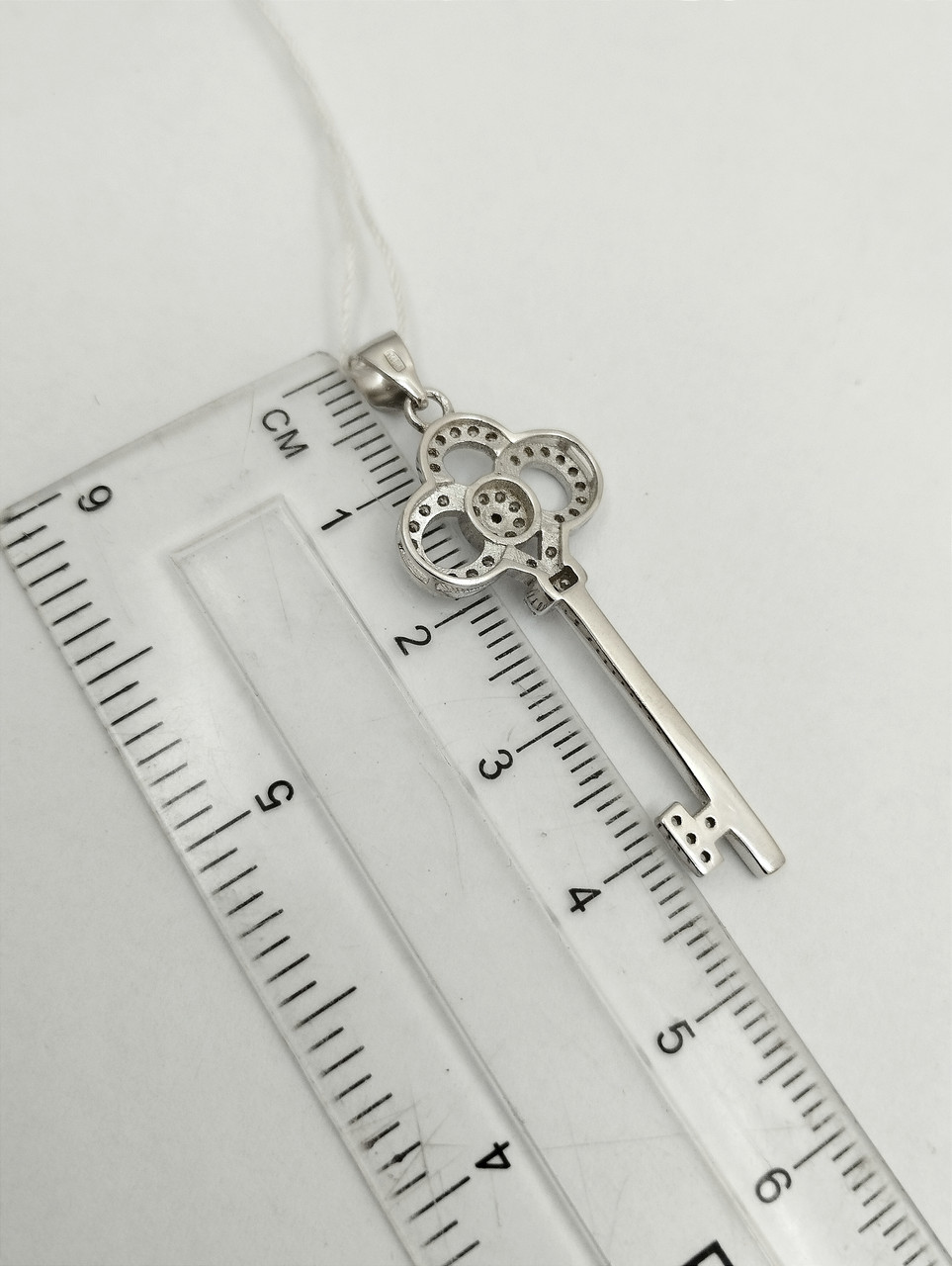 Сирий кулон ключ, срібний кулон у формі ключа - Зображення 2
