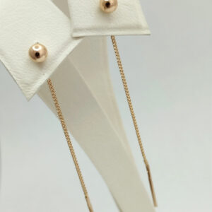 Золоті сережки, золоті сережки протяжки золоті сережки на ланцюжку