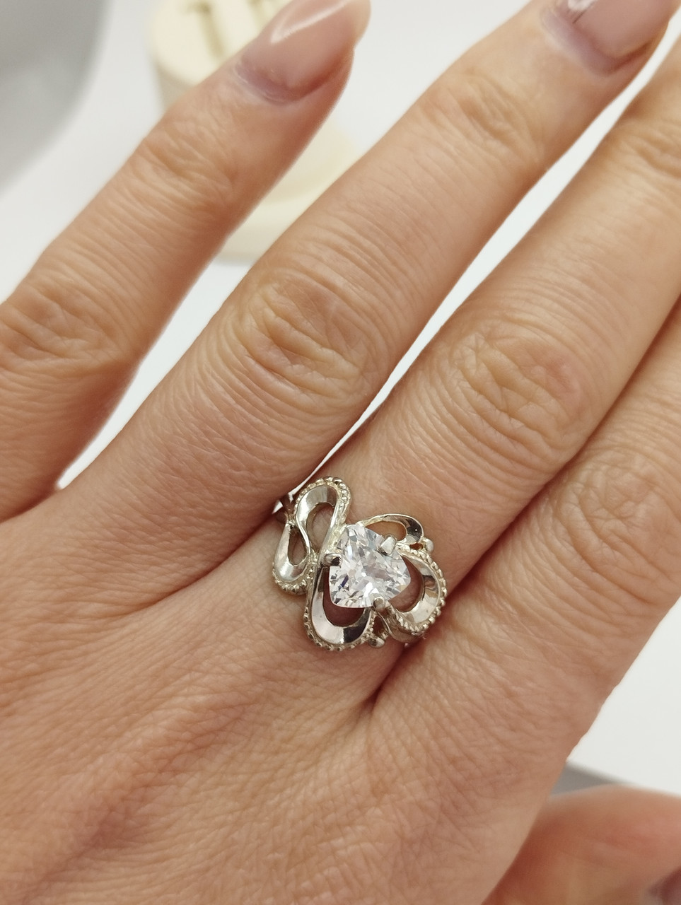 Срібне кільце 925 проби - Зображення 2