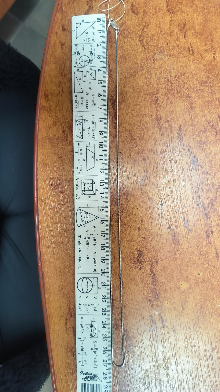 Срібний ланцюжок снейк 925 проби Ukr-Gold.com - Зображення 4