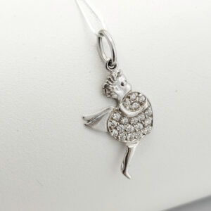 Срібний кулон ангел Ukr-gold