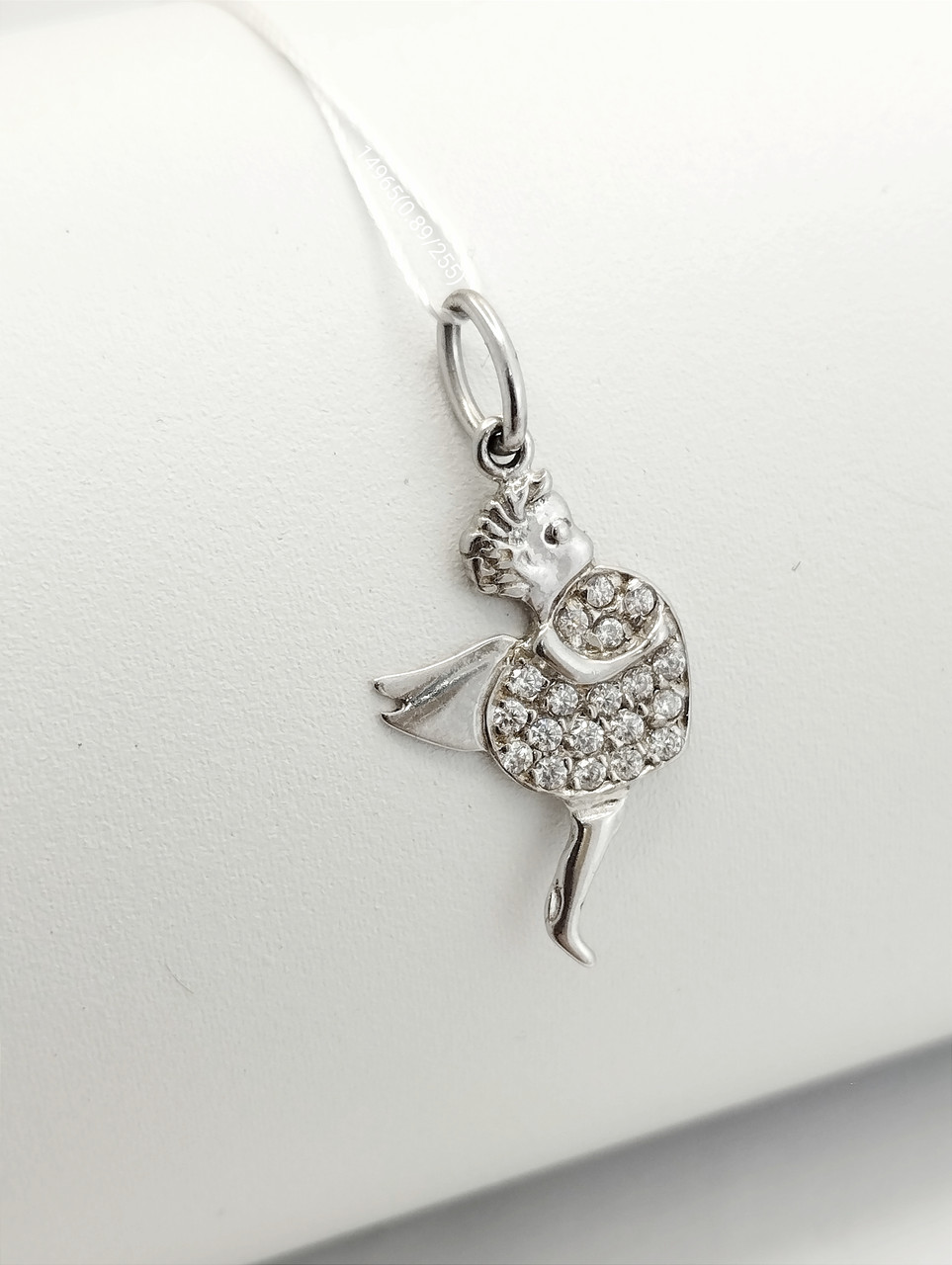 Срібний кулон ангел Ukr-gold