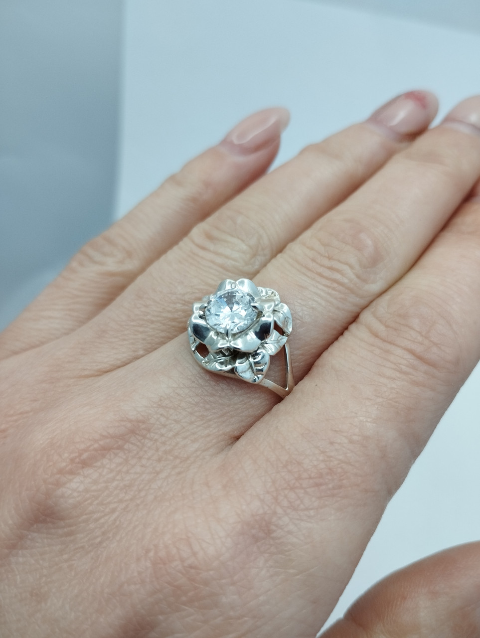 Жіноче кільце Срібне - Зображення 2