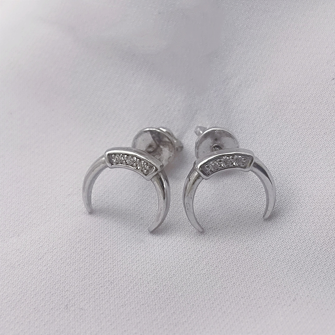 Срібні сережки пусети 925 проби Ukr-Gold.com