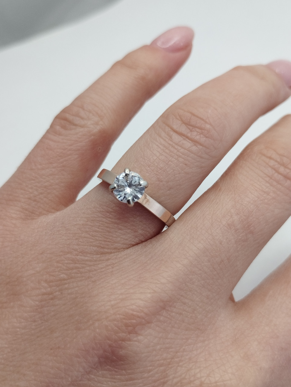 Срібне каблучка із золотими пластинами Ukr-gold - Зображення 2