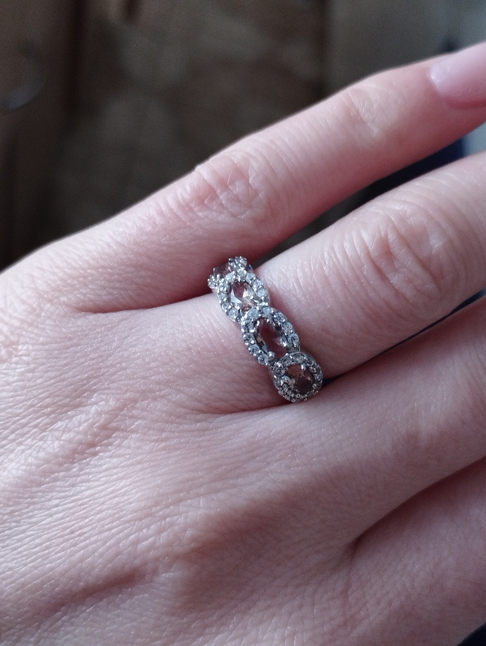 Срібна каблучка з цирконієм і султанітом Ukr-gold - Зображення 3