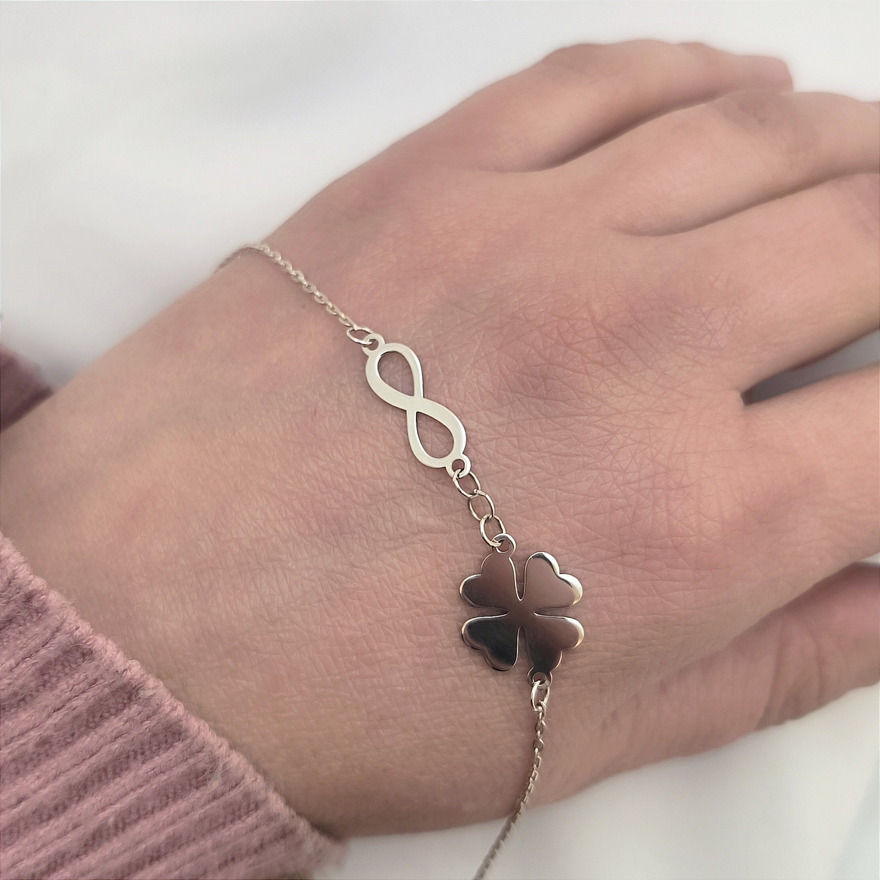 Срібний браслет на ногу 925 проби Ukr-Gold.com - Зображення 5