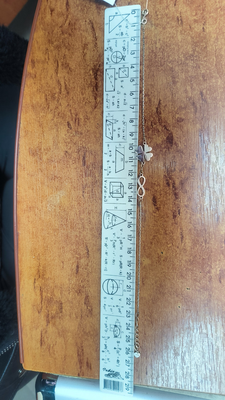 Срібний браслет на ногу 925 проби Ukr-Gold.com - Зображення 4