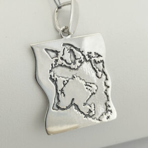 Срібний кулон амулет вовк Ukr-gold
